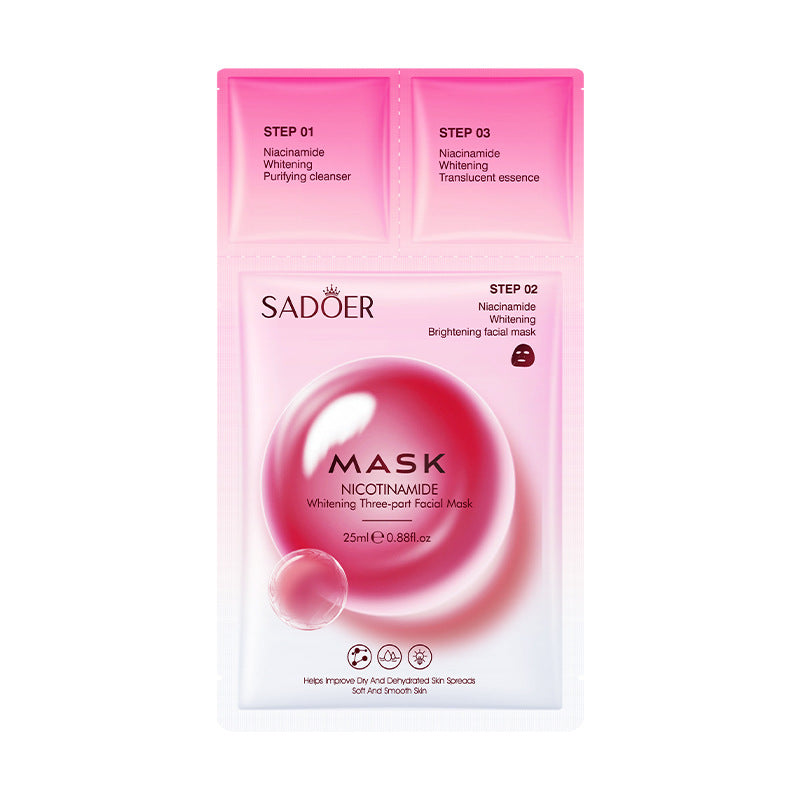 Trilogy Mask SADOER Hyaluronic Acid Firming Acne Removal Hydrating Beauty Mask Cross-Border Wholesale