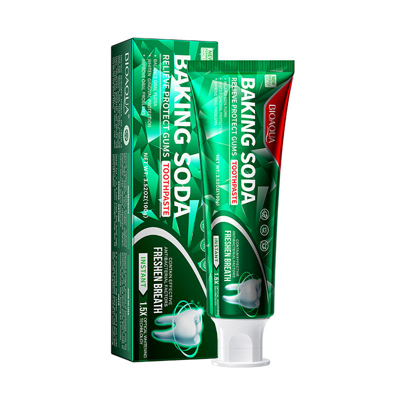 Foreign Trade  BIOAOUA Baking Soda Gum Care Toothpaste Clean the Mouth and Freshen Breath Genuine Toothpaste Wholesale