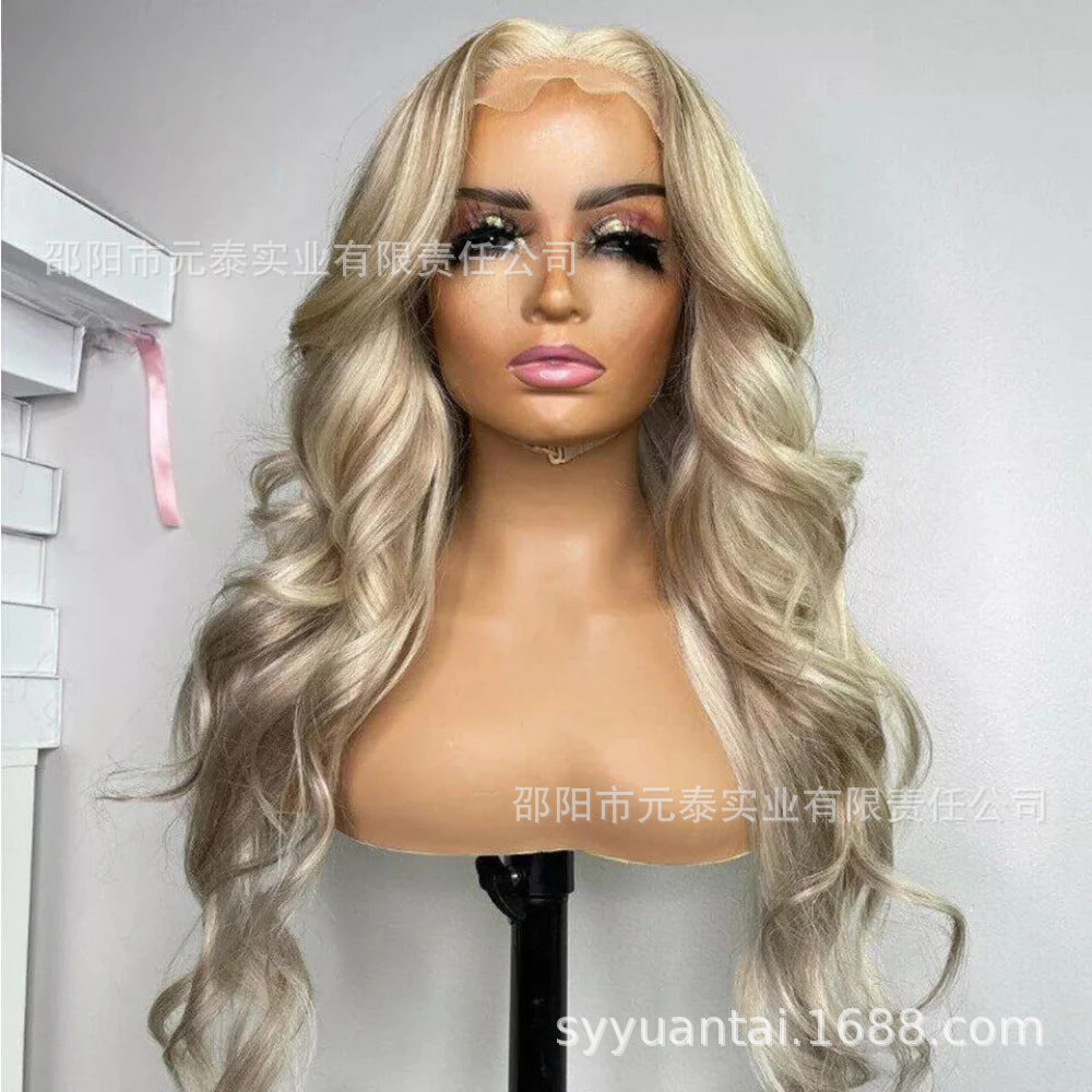Highlight Honey Blonde Loose Wave Lace Front Wigs for Women