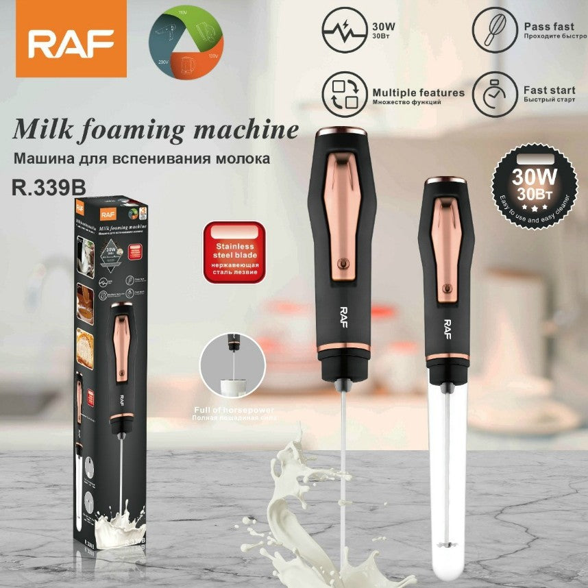 RAF EU Standard Electric Egg Beater Household Handheld Egg Beater Cream Whisk Portable Compact R.339