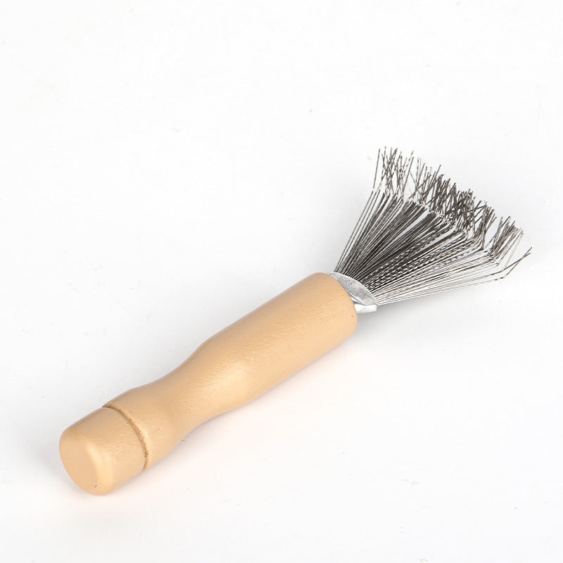 Large Curved Comb, Ribbed Hair Comb, Boar Bristle Curved Massage Comb, Nine-Row Comb, Styling Curling and Smoothing Comb, Cross-Border