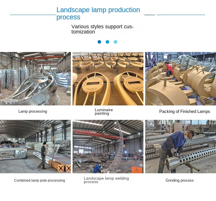 Blast Project Solar Garden Lights Waterproof LED Street Lights for New Rural Factory District IP65 Rating-Wholesale