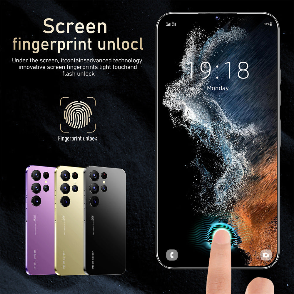 2024Popular S23 Ultra Mobile Phone16+1T All-in-One Machine7.3Factory for large screen smartphone