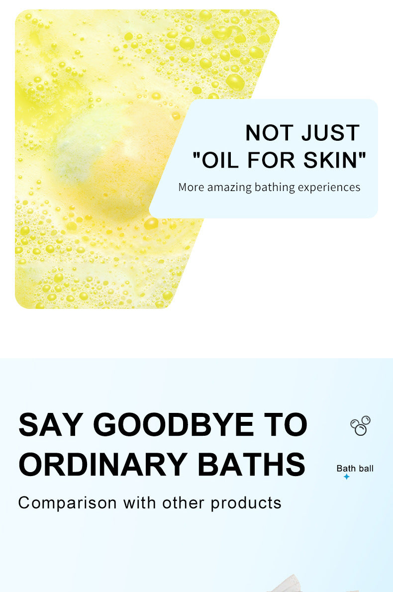 Full English Dried Flower Explosive Bath Salt Ball100gSADOER Clean Fragrance Bath Ball  Wholesale