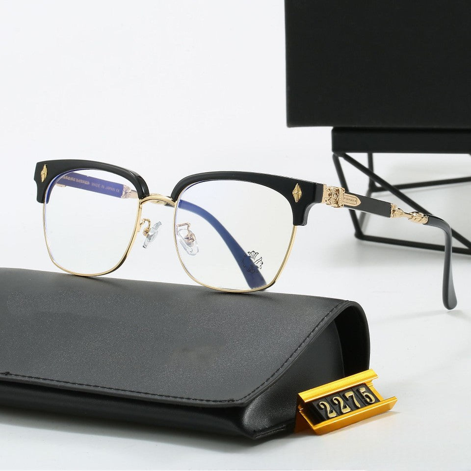 Kro Home Jay Chou Same Style Myopia Eyebrow Glasses Frame High-end Men's Fashion Trend Retro Glasses Frame2275
