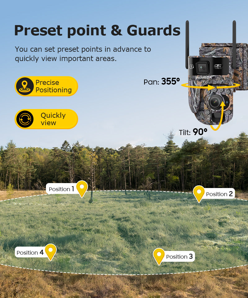 New Product4g Solar camera outdoor camouflage low power consumption camera HD20X Zoom Camera