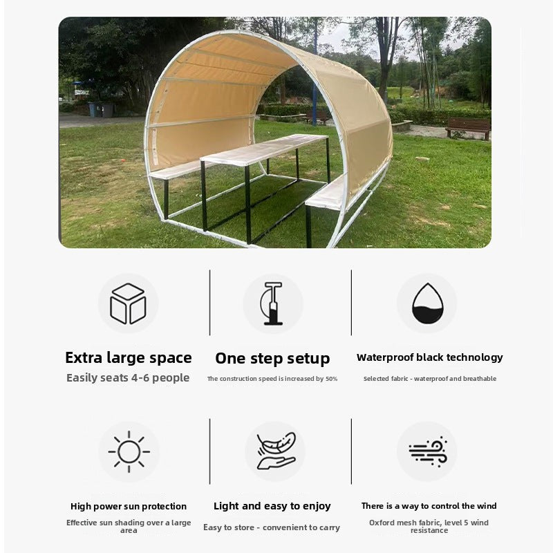 Outdoor Arch Tent Scenic Park Check-in Seat Tent Homestay Tourist Resort Leisure Pavilion Tent