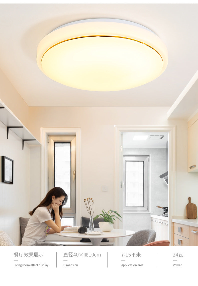 led Ceiling Lamp Modern Minimalist Acrylic Living Room Lamp Round led Bedroom Restaurant Light Balcony Aisle Engineering Light