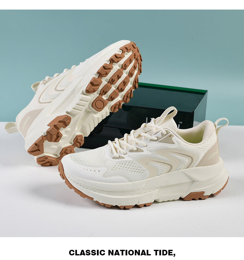 Men's Shoes New2025Mesh Breathable Running Shoes Anti-Slip Shock Absorption Lightweight Soft Sole Sports Shoes Manufacturer Wholesale