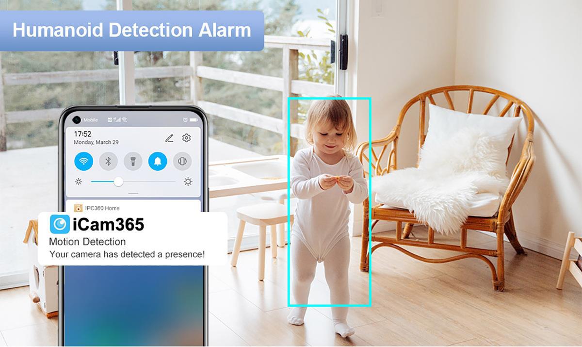 Binocular Bulb Surveillance Camera Zoom Lamp Head Surveillance Camera Full Color Night Vision Smart Lamp Head