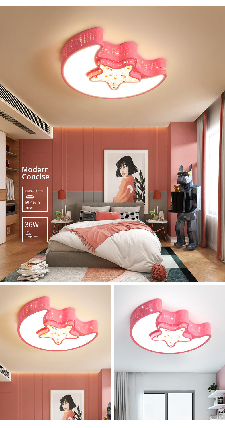 Creative Children's Lamp Bedroom lamp cartoon ceiling light modern minimalist LED Eye Protection Room Lamp Zhongshan Lighting Wholesale