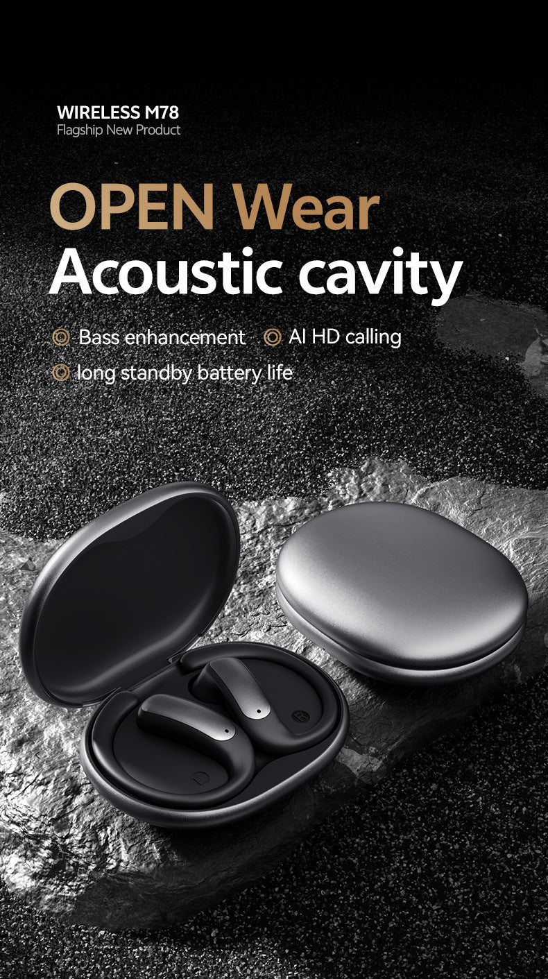 2025Popular M130Ear-mounted, non-in-ear, ultra-long battery life, high appearance value wireless Bluetooth earphones