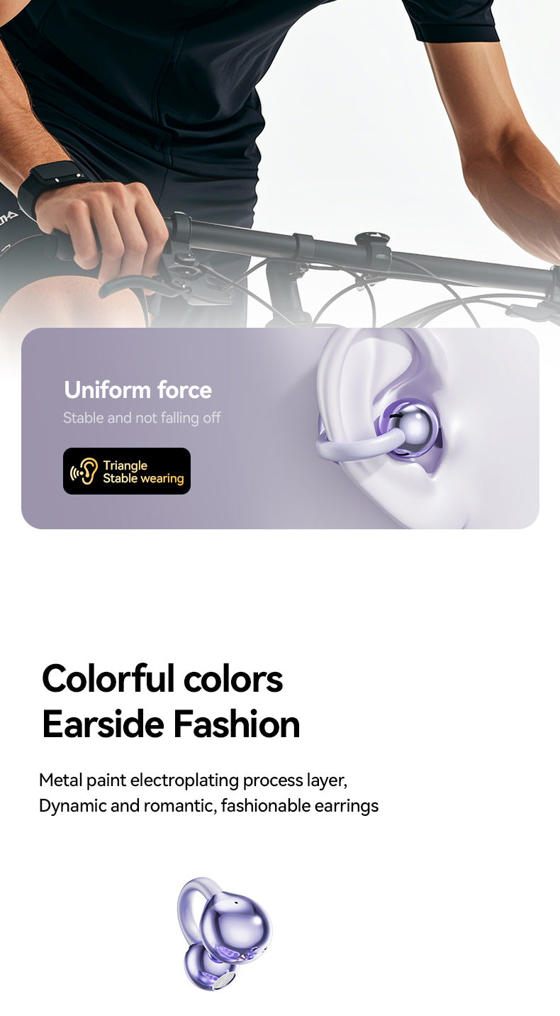 Popular M91AI Smart Translation Bluetooth Earbuds Clip-on High-Quality Bone Conduction Wireless Bluetooth Earbuds