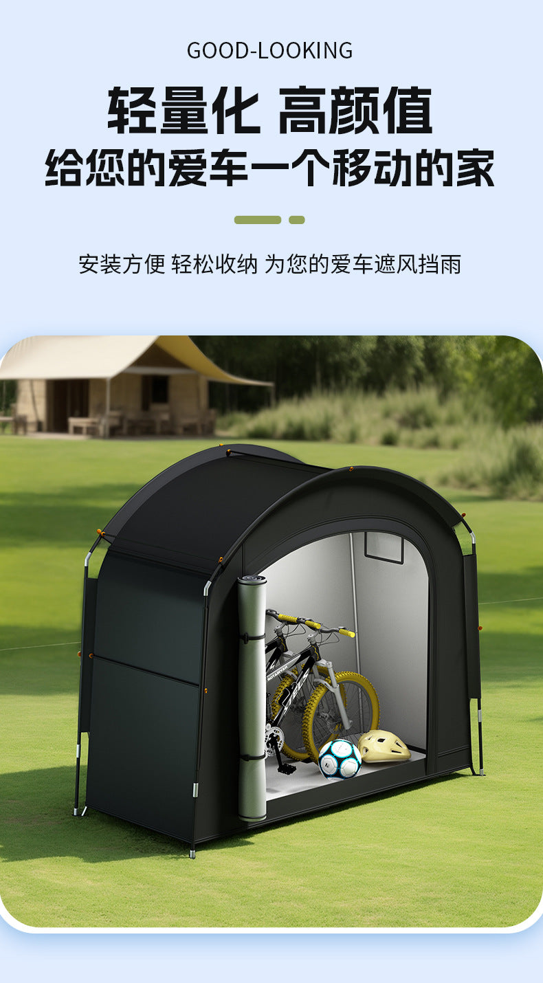 Bicycle Tent Outdoor Portable Waterproof Sunproof Dustproof Enlarged Bicycle Storage Tent