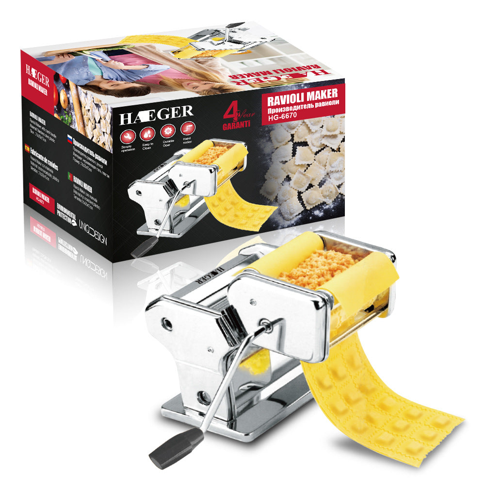 RAF Household Old-fashioned Manual Wonton Maker Noodle Press Multifunctional Small Noodle Pressing Dumpling Skin Making Machine