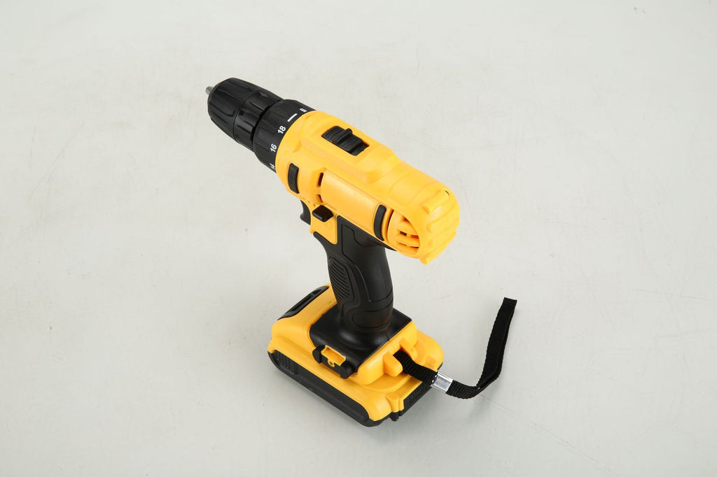 21V Lithium Battery Cordless Drill Tool Box Rechargeable Multi-Function High-Power Impact Drill Electric Hardware Tool Set