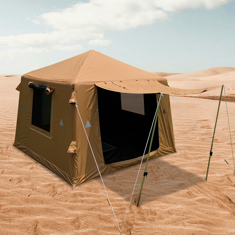 Wholesale Inflatable Tent from Source Factory Middle East Saudi Arabia Tent Black Coating Sunproof Rainproof Automatic Quick Open3*