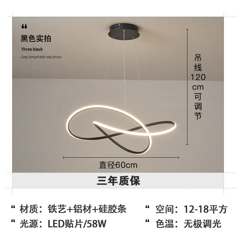 Restaurant Pendant Light Modern Minimalist Dining Room Table Lamp Bar Counter Internet Celebrity Bedroom Pendant Light2025New Model Zhongshan Lighting