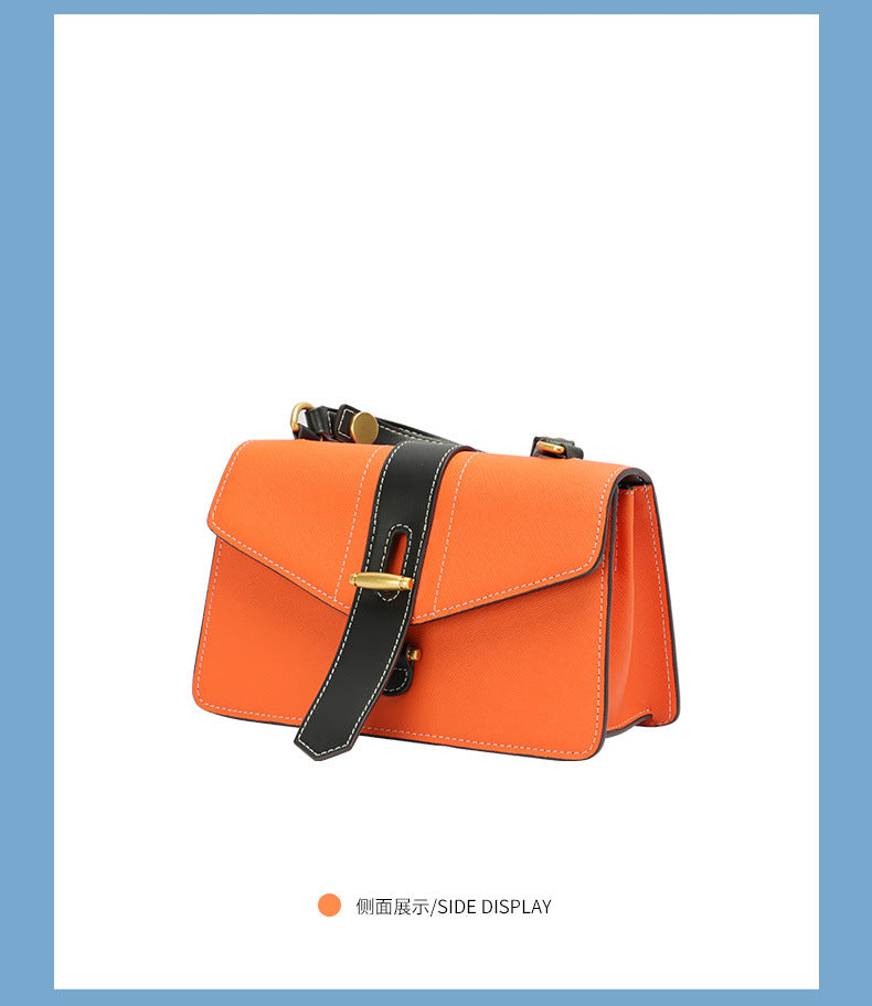 Korean Style Summer Trend Simple Fresh Versatile Women's Single Shoulder Crossbody Small Square Bag Female Internet Celebrity Same Style Women's Bag