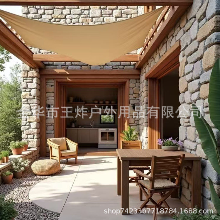 Sunshade Sail Factory Outdoor Camping Sunshade Canopy Sun Protection Awning Courtyard Pool Pergola Sunshade Canopy