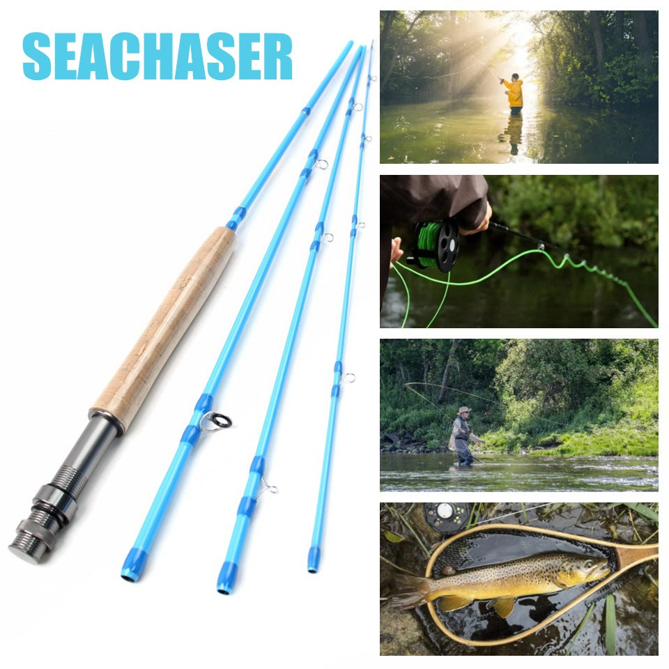 In Stock Fly Fishing Rod5/6#Fly fishing rod carbon ultra-light4Fishing Rod Stream Fishing Rod European and American Popular Fly Fishing