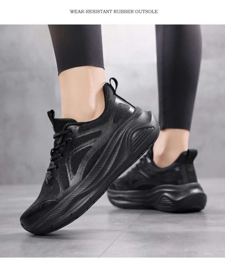 Professional Running Shoes for Men and Women, Spring and Summer New Soft Sole, Lightweight, Shock Absorption, Breathable, Jump Rope, Non-Slip, Marathon Walking Shoes