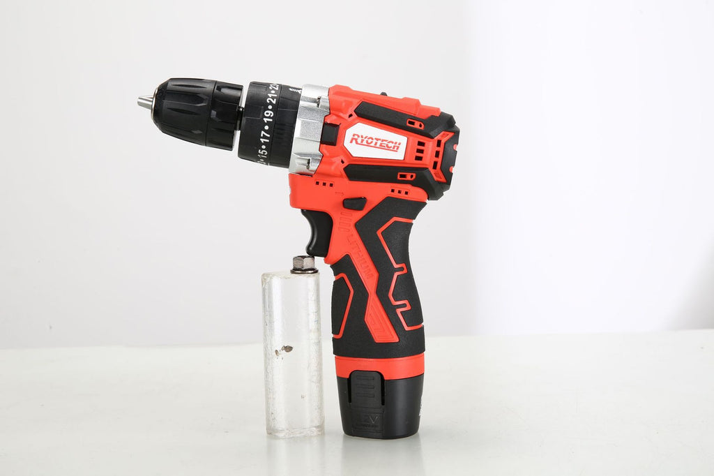 Dual-Speed Brushless Lithium Drill with Battery Level Indicator, Rechargeable Multi-Function Household Electric Screwdriver Tool, Pistol Drill