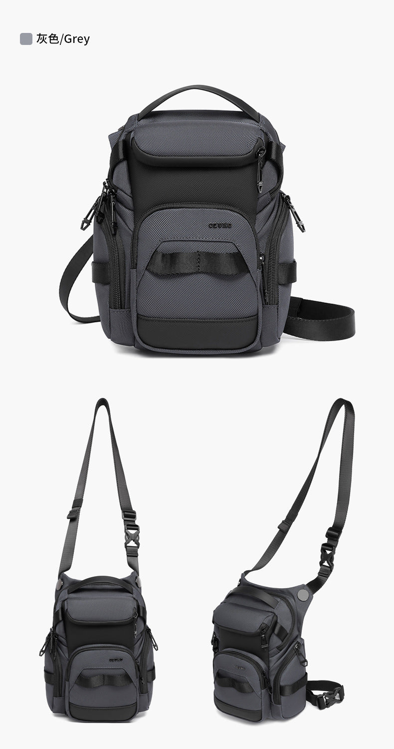 Tactical Cycling Leg Bag Motorcycle Waist Bag Men's Waterproof Multifunctional Motorcycle Crossbody Shoulder Bag Outdoor Sports Bag