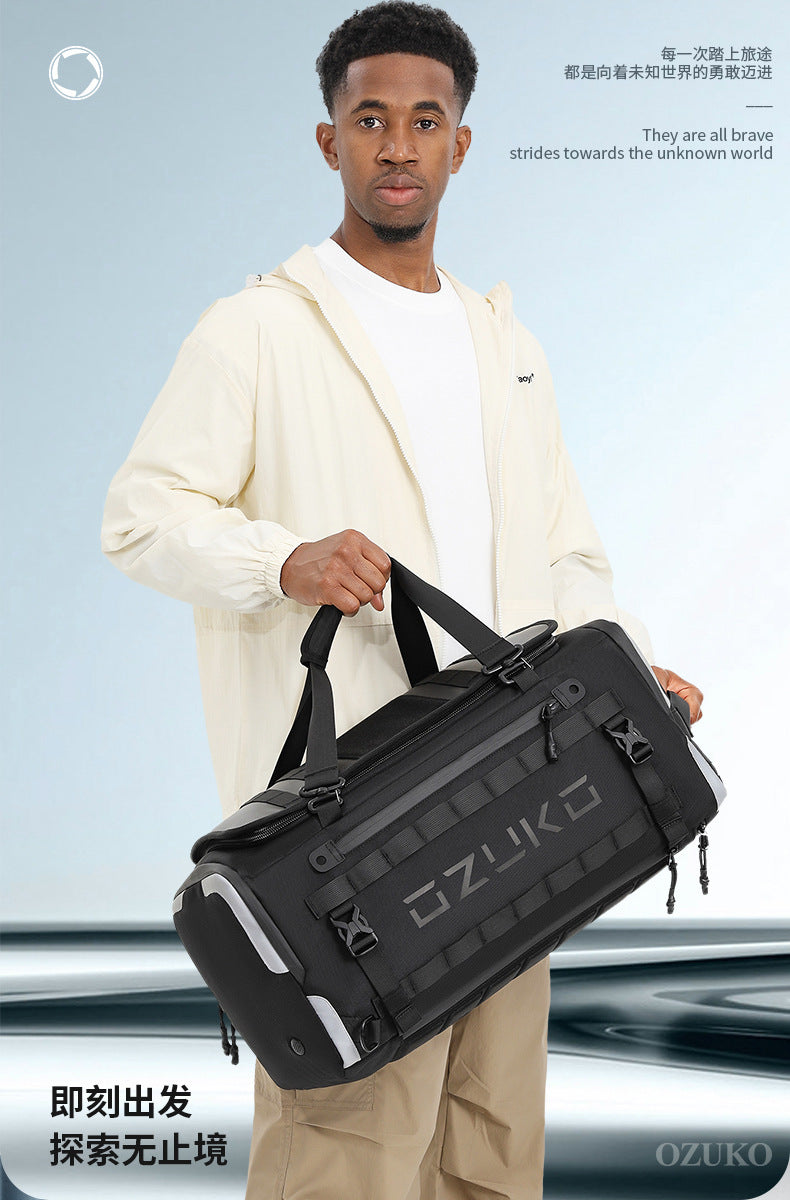 Short Trip Bag Men's Dry Wet Separation Handheld Travel Multifunctional Sports Backpack Can Be Carried or Slung Waterproof Bag
