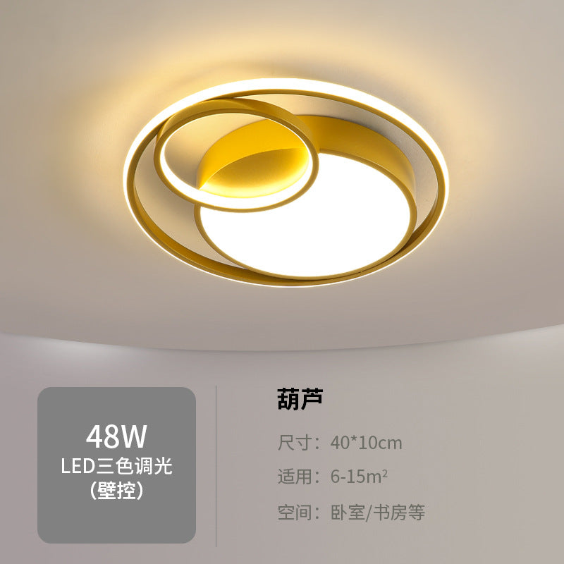 led Ceiling Lamp Master Bedroom Lamp Cozy Modern Minimalist Children's Room Lamp Creative Personality Room Lamp Ceiling Light Fixture