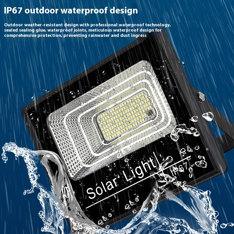 Waterproof LED Solar Street Light Indoor and Outdoor Home Garden Lighting with Strong Light for Rural Yards IP Rating IP65