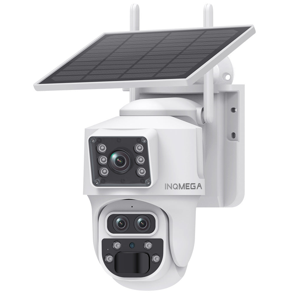 New Product4G Solar Camera Dual Lens Screen Gun Ball Trinocular152x Zoom Outdoor HD