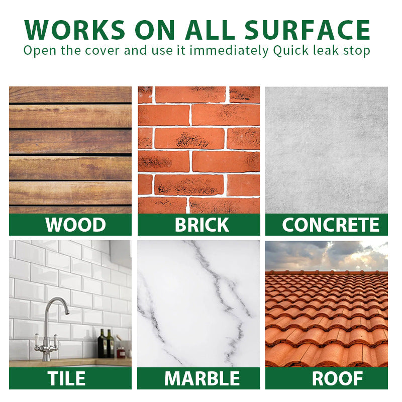 Transparent Waterproof Glue for Bathroom Leak Repair, No Tile Breaking, Floor Waterproof Coating, Waterproof Glue