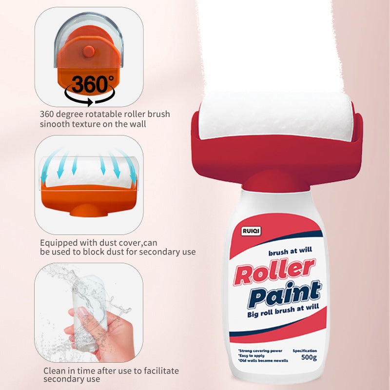 Large Roller Paint White Wall Graffiti Stain Covering Self-Painting Indoor Odorless White Wall Renovation Latex Paint Manufacturer
