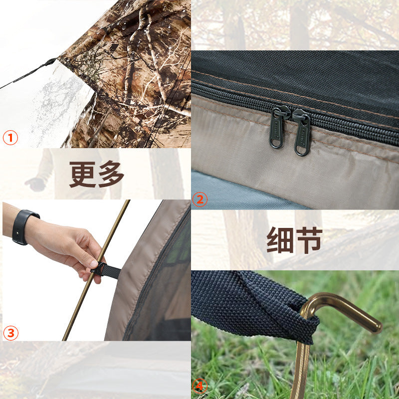 Single Tent Outdoor Camping Double Layer Tent Waterproof Pyramid Tent camping tent