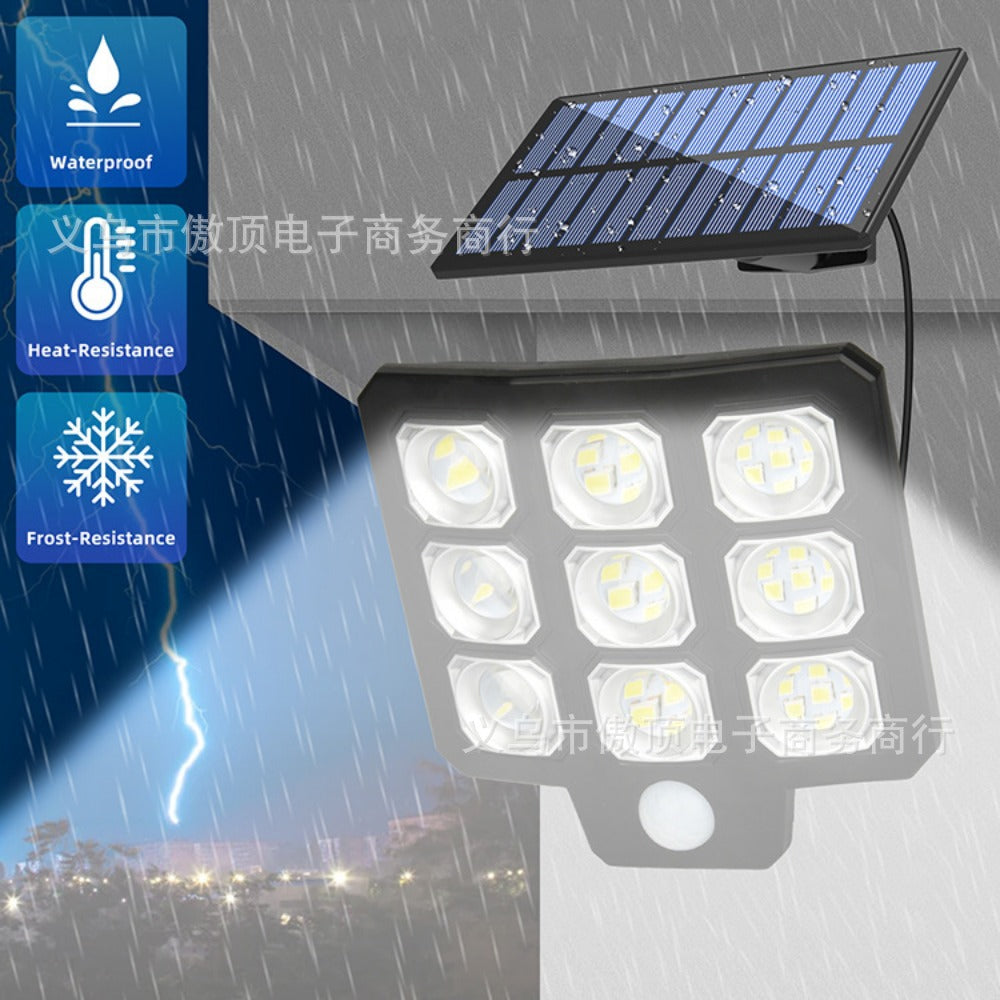 New Solar Wall Light Split Remote Control Garden Light Waterproof Garden Street Light Yard Lighting Waterproof Light