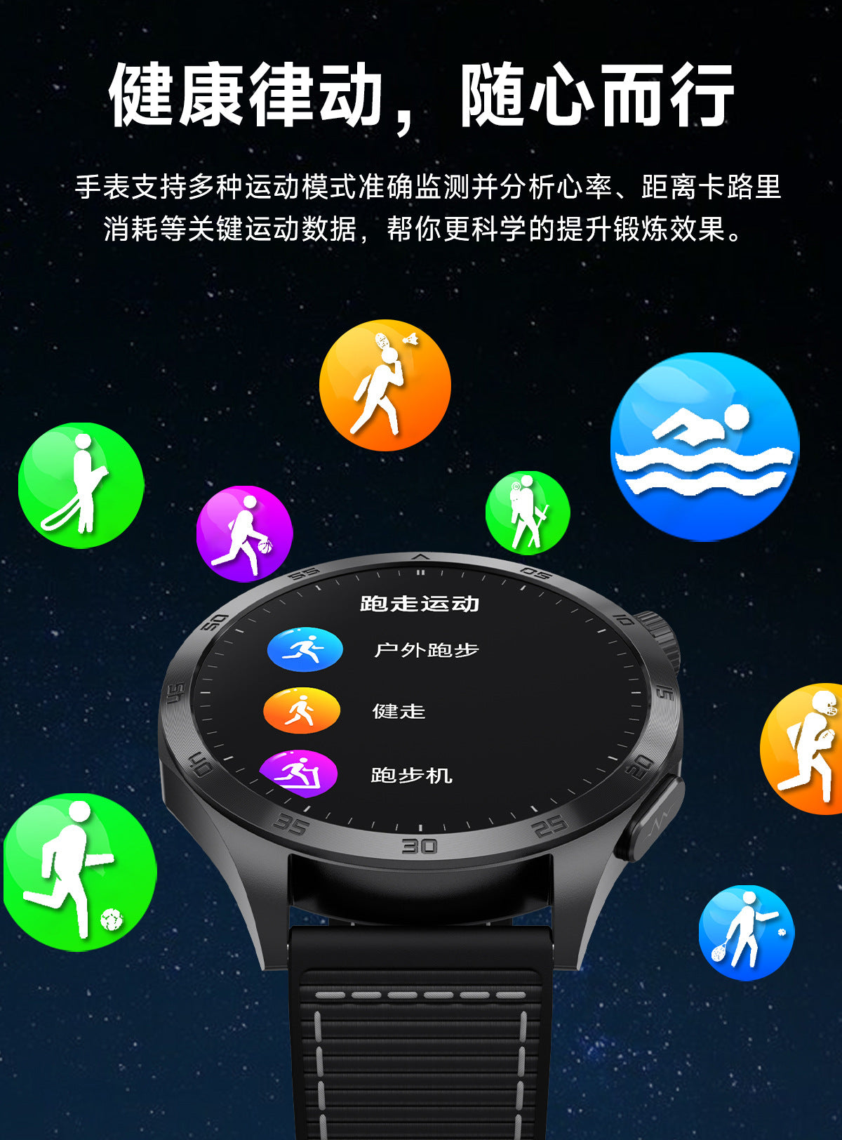 New ET485Smart Watch ECG ECG Health Monitoring Non-Invasive Blood Glucose Measurement Bluetooth Call Smart Watch