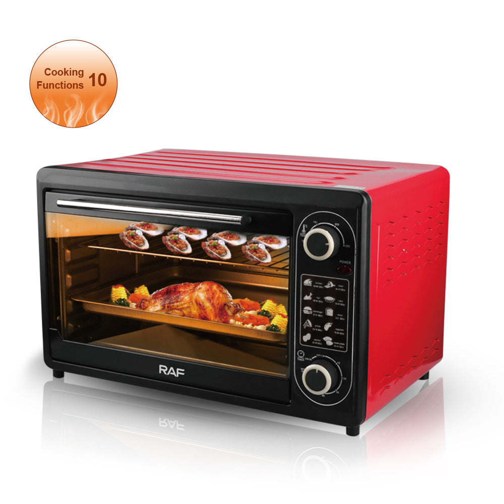 RAF European Standard48L Visual Oven French Fry Machine Cake Machine Electric Oven Household Multi-Functional Baking R.5307