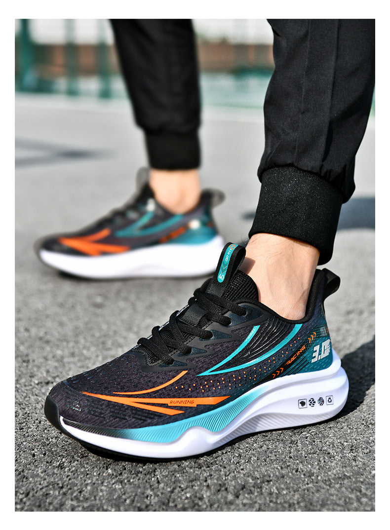 New Summer Lightweight Wear-resistant Men's Running Shoes Carbon Plate Non-slip Sports Shoes Casual Fashion Shoes