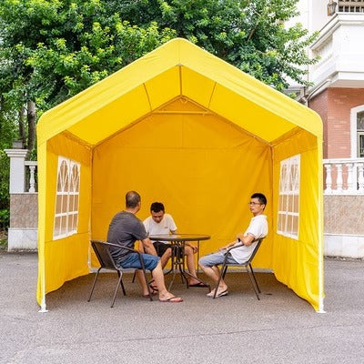 Night Market Stall Internet Celebrity Tent Courtyard Outdoor Foldable Advertising Rainproof Sunshade Four-Corner Umbrella Parking Shed