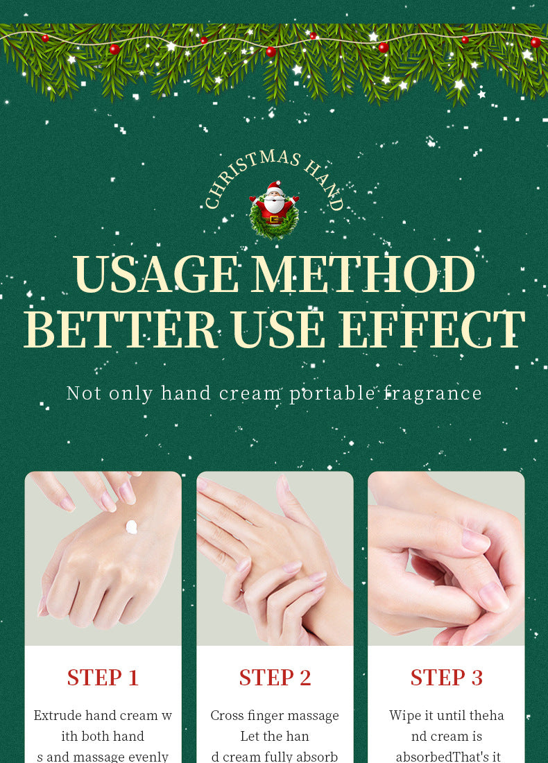 Full English Christmas Hand Cream Set ZOZU Refreshing Moisturizing Hand Cream Gift for  Wholesale