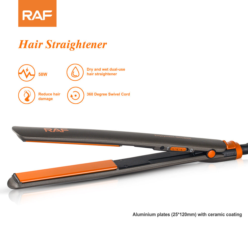 Hair Straightening Iron Portable Hair Curler for Dormitory and Home Use, Fluffy and Easy to Carry, Multifunctional Curling Iron