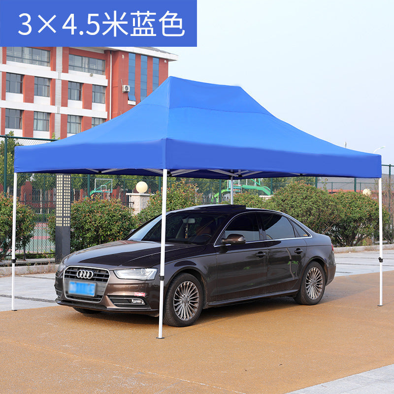 Four-corner Rainproof Tent Four-legged Thickened Advertising Canopy Large Umbrella Outdoor Stall Sunshade Foldable Rain Cover Wholesale