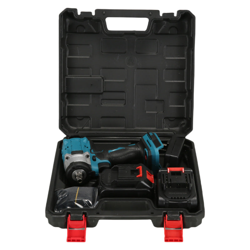 Cordless Electric Tool with Screwdriver Bits, Rechargeable Lithium Battery, High Torque Electric Wrench for Woodworking and Auto Repair