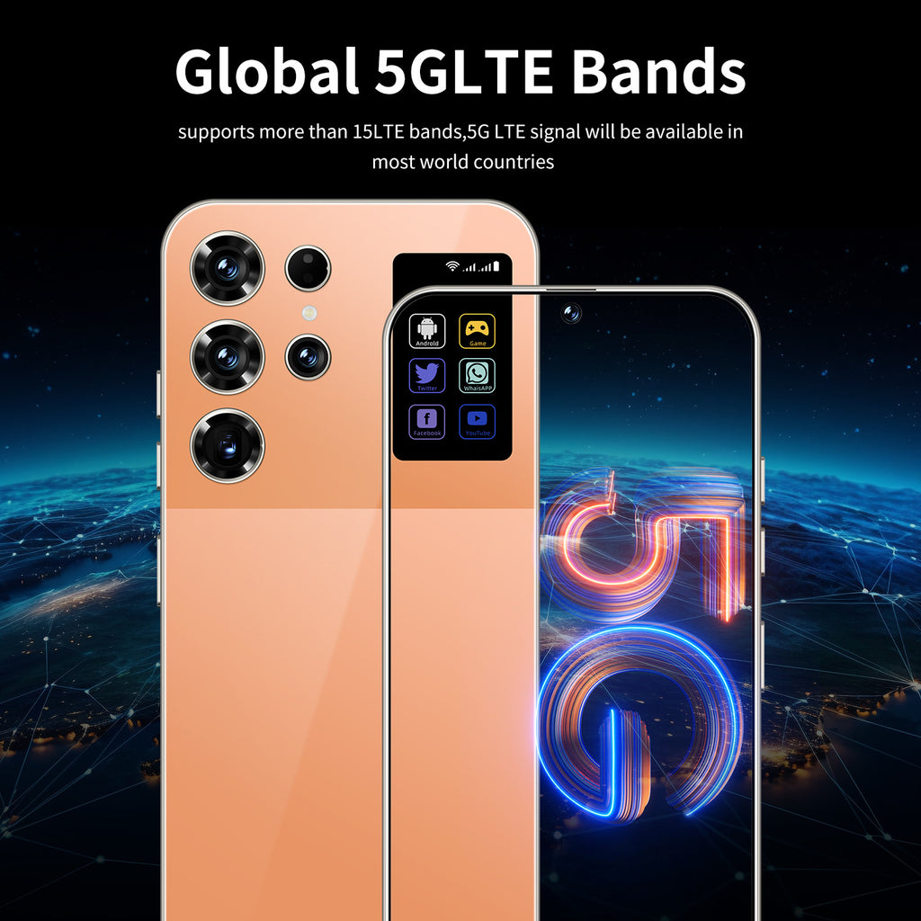 Popular S26 Ultra Mobile Phone16+1TB Android7.3Inch Large Screen Hot Selling on AliExpress