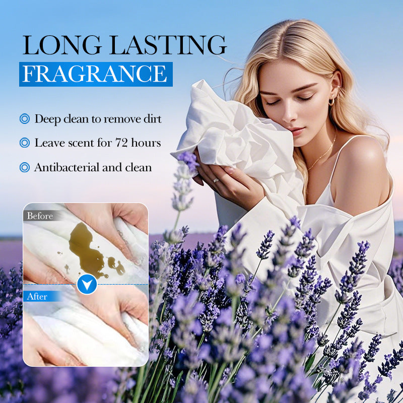 Cross-border Large Capacity Lavender Antibacterial Laundry Detergent2KG Clean Fragrance Export Manufacturer Wholesale