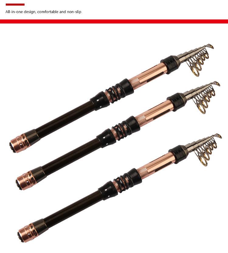 Manufacturer In-Stock Carbon Mini Small Sea Rod Casting Rod Short Section Pen Fishing Rod Set Ultra-Hard Long Casting Rod