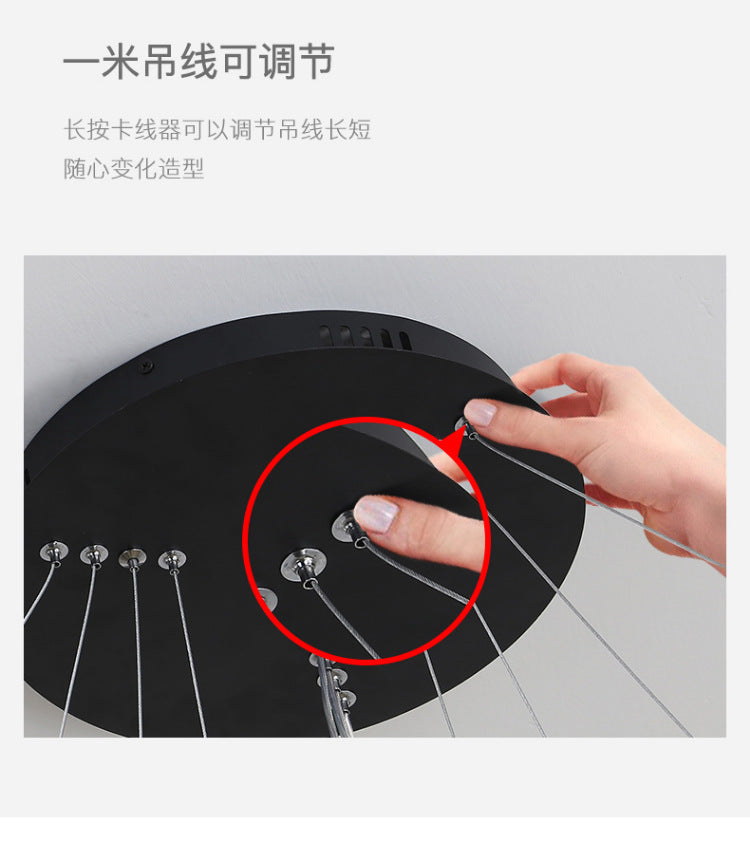 Dining Room Chandelier Nordic Modern Minimalist Dining Room Elegant and Luxurious led Chandelier Home Bedroom Living Room Chandelier