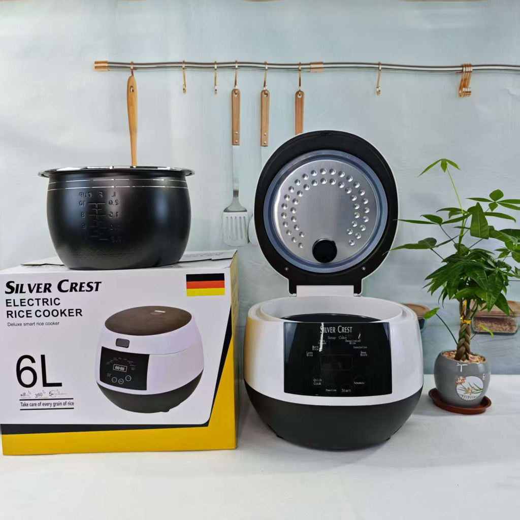New Smart Touch Screen6L Electric Rice Cooker Household Multi-Functional Large Capacity Appointment Timed Rice Cooker Wholesale