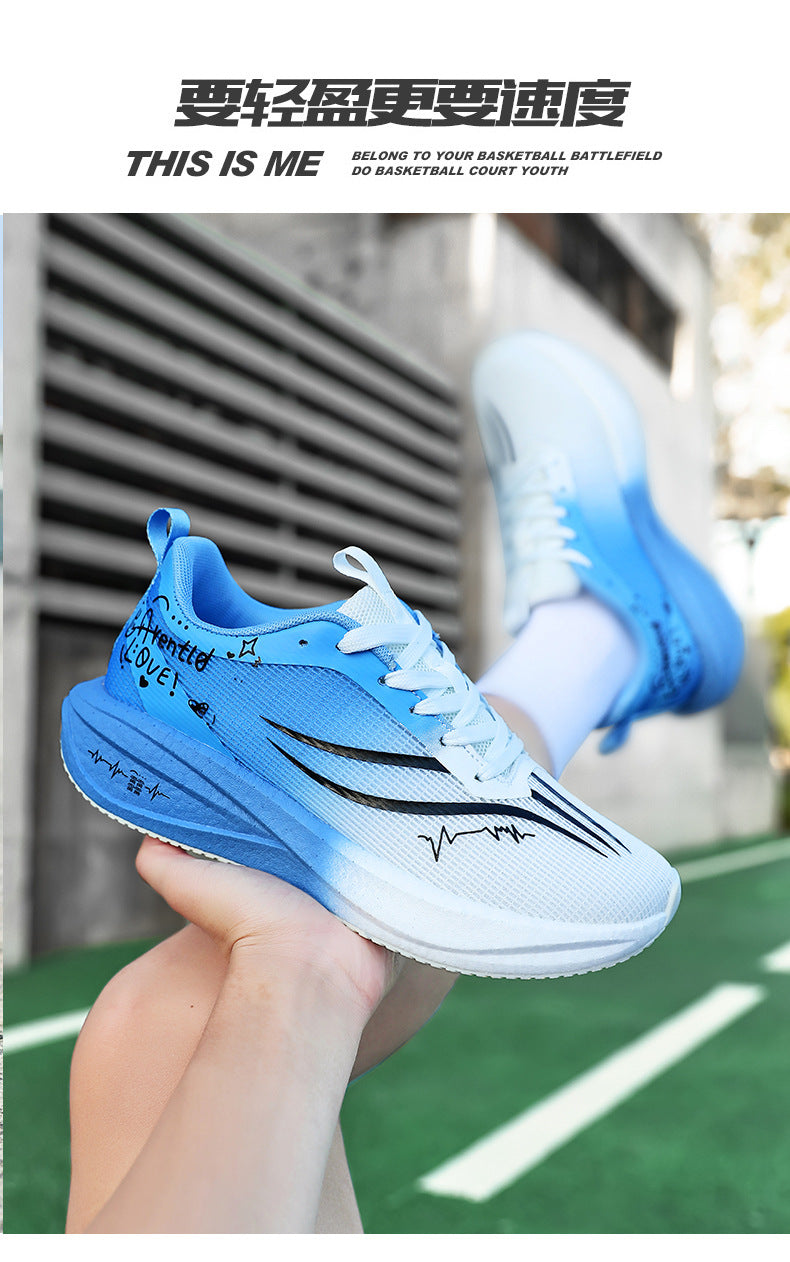 Autumn Winter New Style Feidian Carbon Plate Cushioning Rebound Sports Shoes Casual Fashion Men's Shoes Couple Breathable Comfortable Running Shoes